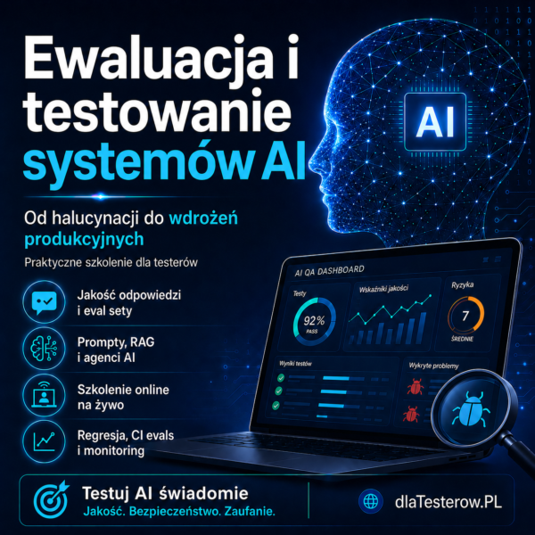 Ewaluacja i testowanie systemów AI - 01.10.2026 - 02.10.2026
